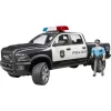 Mängupolitseipikap BRUDER RAM 2500 Police 02505 – mõõtkavas mudel, mängusõiduk