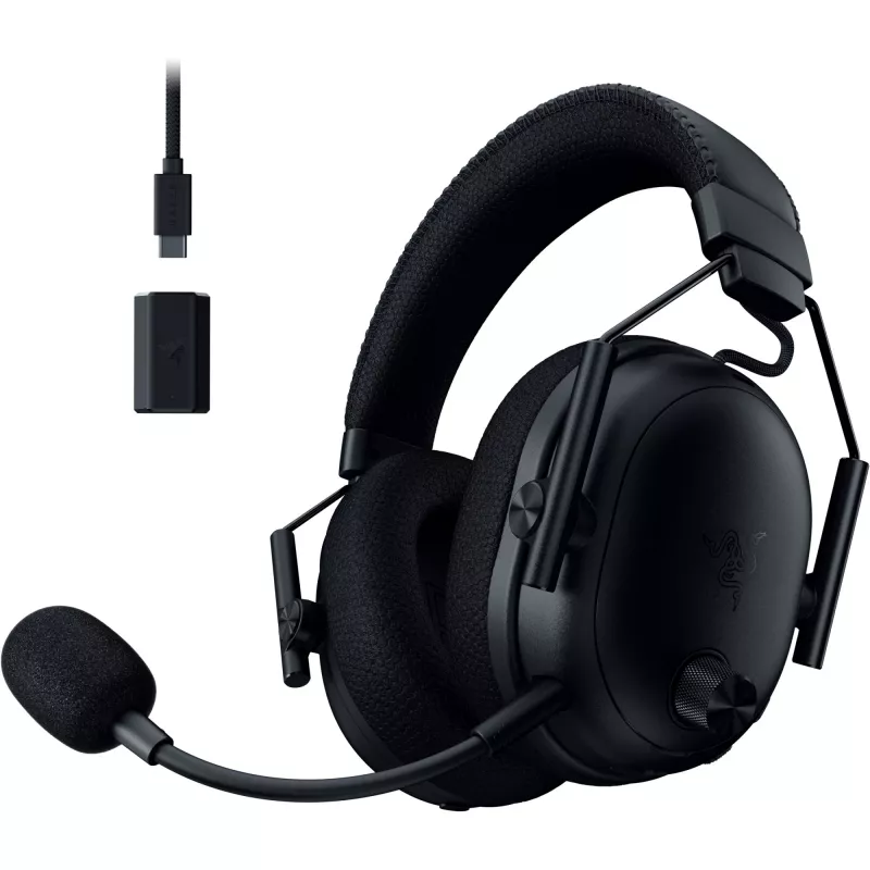 BlackShark V3 Pro, mängupeakomplekt must, ANC, 2,4 GHz dongle, Bluetooth, USB, 3,5 mm pesa