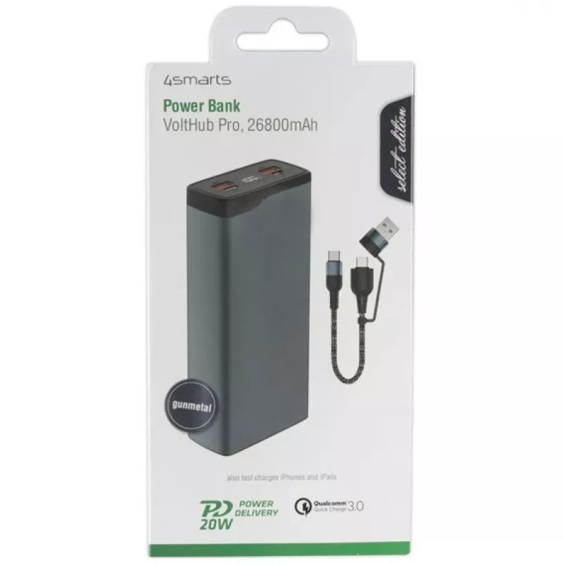 Kaasaskantav aku 4smarts VoltHub Pro 26800 mAh