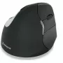BakkerElkhuizen Evoluent 4 Bluetooth Must, paremakäeline, vertikaalne disain, laser, Bluetooth, 2600 DPI, must