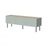 Cama FELLINI TV-kapp 150x40x52 oliivroheline + õlitatud tammest pealisplaat