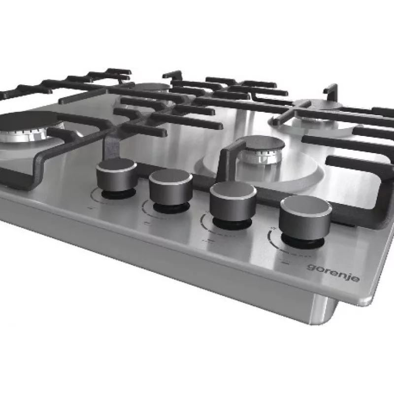 Gorenje G642ABX pliit Roostevaba teras Sisseehitatud 60 cm Gaas 4 tsooni