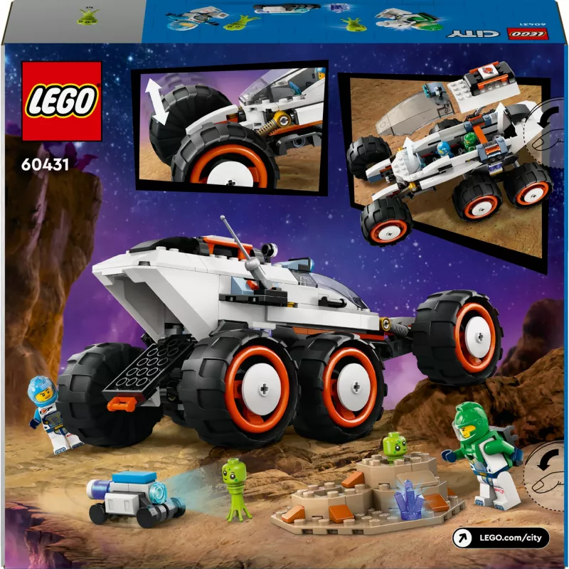 Lego City 60431 Kosmoseuurija kulgur ja tulnukaelu