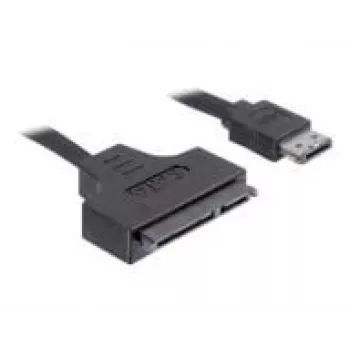 SATA kaabel DeLOCK ESATAP-100 0,5 m Must