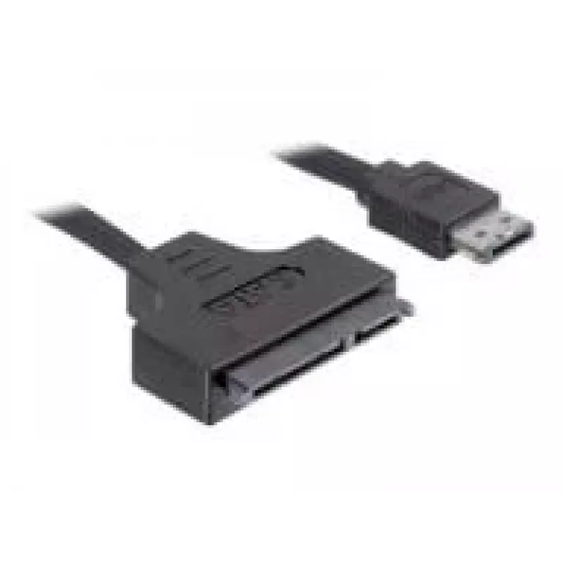 SATA kaabel DeLOCK ESATAP-100 0,5 m Must