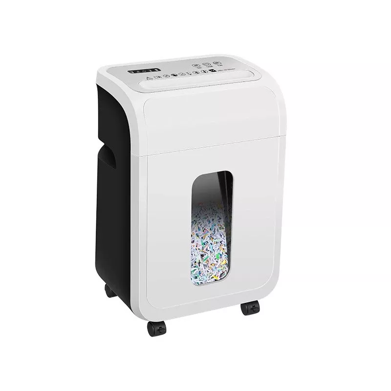 Kontori paberipurustaja TRACER TRANIS47633 valge — 4x12 mm ristlõige, 14-lehe mahutavus, 20 l korv