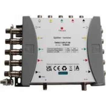 TRIAX TMSS 5 SPLIT jaotur 2-suunaline 4SAT+ 1maapealne kuni 8SAT+2maapealset 6dB SAT 4dB 318644 (318644)