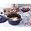 Staub 24 cm ümmargune malmkookott tumesinine
