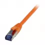 Paranduskaabel RJ45 S-STP(S/FTP) 500Mhz 15,0m CAT6A oranž TPE(Superflex) AWG26