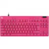 Logitech G PRO X TKL RAPID klaviatuur mängimiseks USB QWERTY roosa Tenkeyless