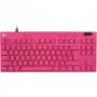 Logitech G PRO X TKL RAPID klaviatuur mängimiseks USB QWERTY roosa Tenkeyless