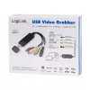 LogiLink USB 2.0 a/V Grabber. USB a/M 3x Cinch + MiniDIN5/F. Must