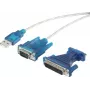Jadakaabel Renkforce RF-4222053 USB Type-A DB-25 Must 0,4 m