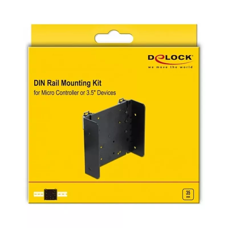 Kinnituskomplekt DeLOCK 66292 Must ABS-sünteetika