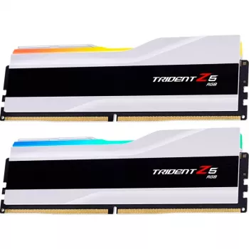 DIMM 48 GB DDR5-8400 (2x 24 GB) Dual-Kit, mälu valge, F5-8400J4052G24GX2-TZ5RW, Trident Z5 RGB, INTEL XMP