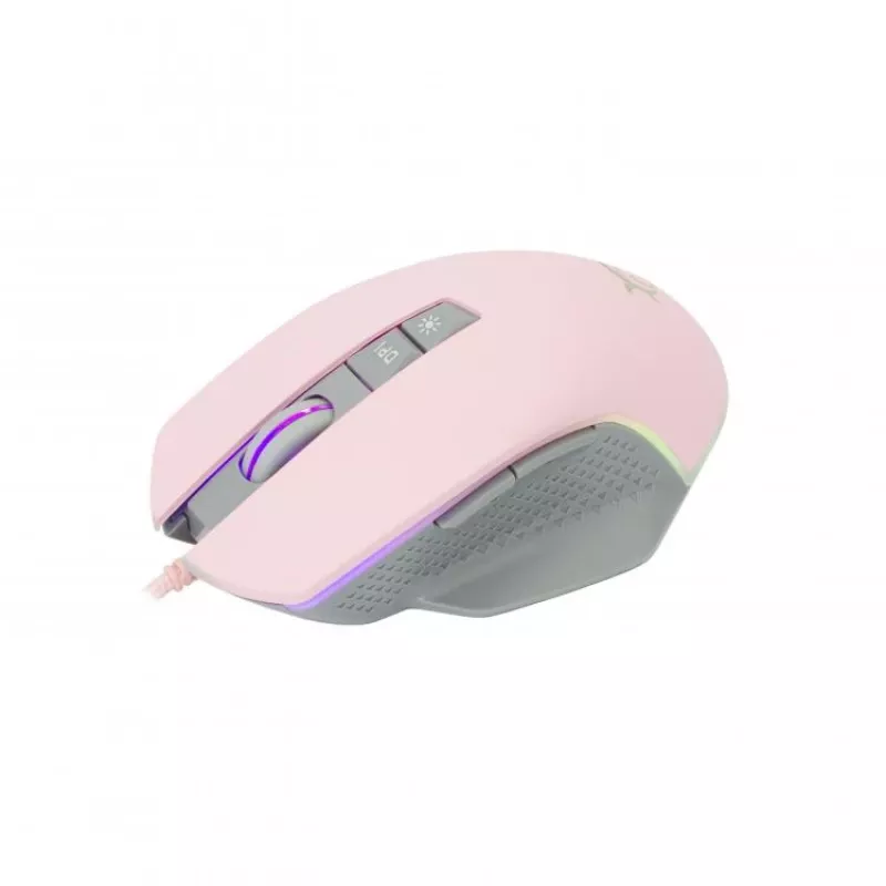 Mängurihiire White Shark GARETH Roosa USB Type-A