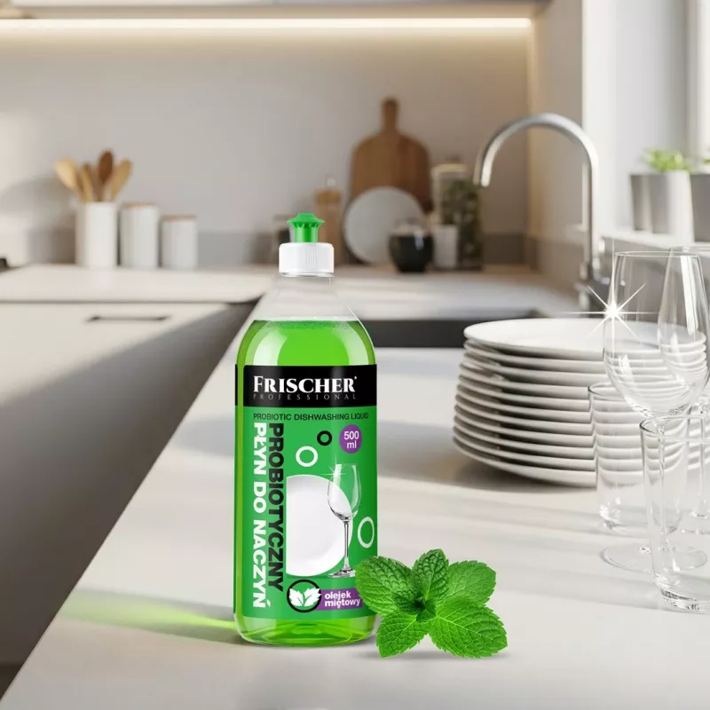 Nõudepesuvedelik FRISCHER 500 ml — kontsentreeritud köögitoodete käsipesuvahend