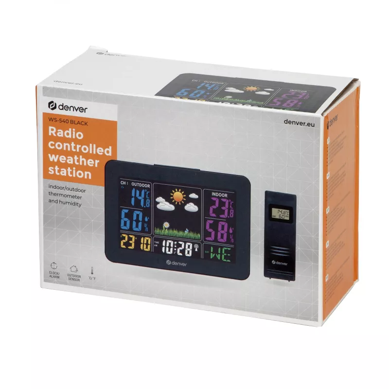 Digitaalne ilmajaam Denver WS-540Must