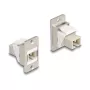 võrgukaabel DeLOCK Panel Mount Keystone Module Optical Fiber SC Simplex female to female conical Beige