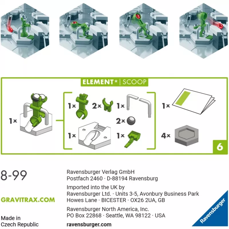 Ravensburger GraviTrax Element Scoop lisaseade oskusmänguasjadele (22418)