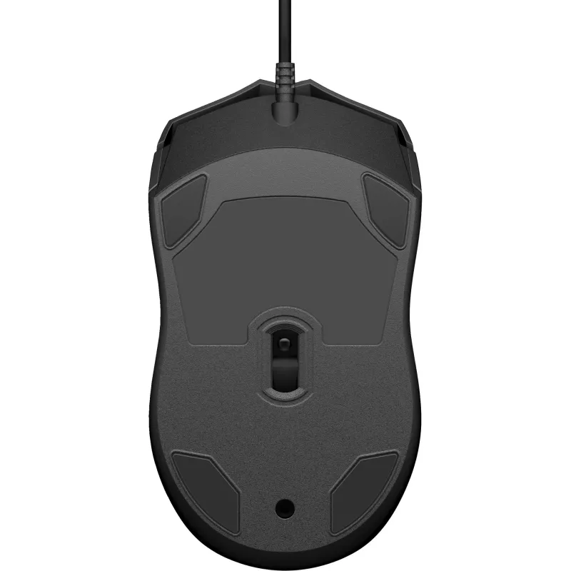 HP Wired hiir 105, mõlemakäeline, optiline, USB Type-A, 1600 DPI, must