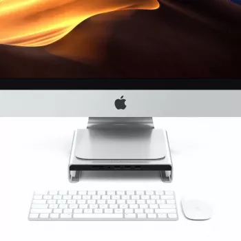 Sülearvuti dokk Satechi ST-AMSHS USB 3.2 Gen 1 USB-C hõbedane