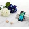 Telefonikott iKins iPhone 11 Pro Maxile – vesiroosimustriga, must