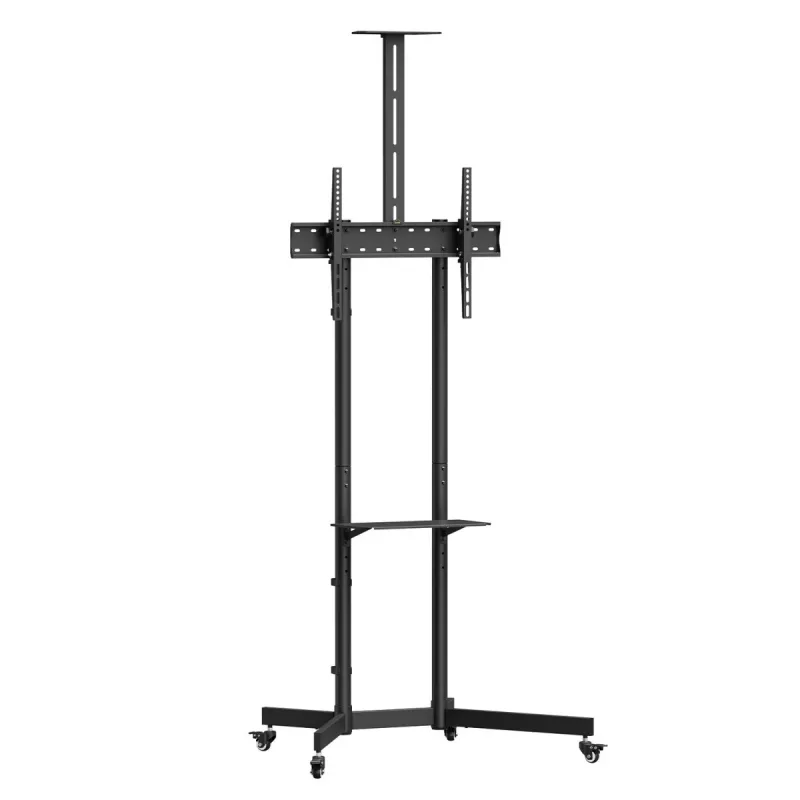 Maclean mobiilne TV alus/kärul, kaamerariiuliga, ratastel, 37-70, max koormus 45kg/5kg riiul, max VESA 600x400, MC-113 B