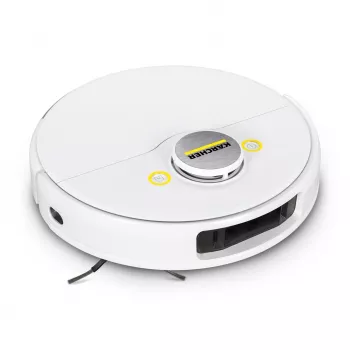 Kotivaba robotolmuimeja Kärcher RCV 5 — LiDAR-navigatsioon, 120 min tööaeg, 5000 Pa, 0.33 L tolmumahuti, niiske pühkimine, 5200 mAh aku