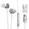 Maxell XC1 USB-C juhtmega kõrvaklapid USB-A adapteriga valge