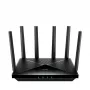 Cudy WR6500H lauamarsruuter — Kahesagedus 2,4/5 GHz, Wi‑Fi 7 (802.11be), 5765 Mbps, 2,5GbE LAN, 5x RJ-45, 3x3 antenni, must