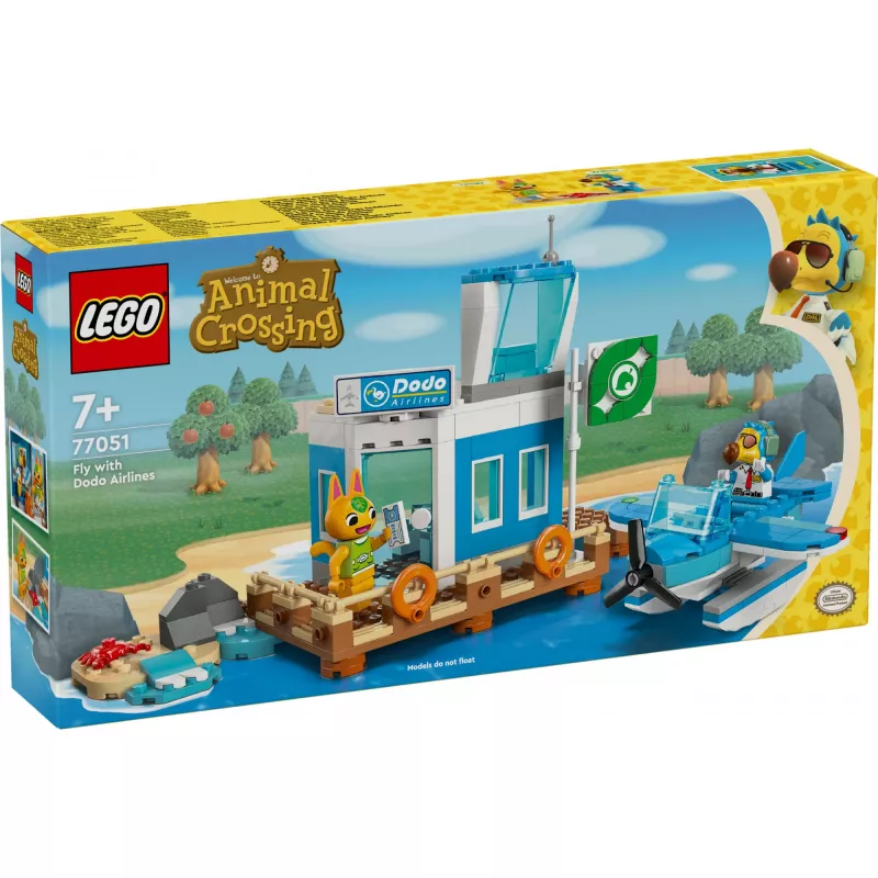 Ehitusmänguasi LEGO 77051 Animal Crossing: Fly with Dodo Airlines komplekt, LEGO kaubamärk, mudel 77051