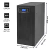 Inverter QOLTEC Pure Sine Wave 1000W 12V mudel 53982