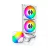 AIO vesijahutus Montech Hyper Flow ARGB 240 mm Valge — 240 mm radiaator, ARGB valgustus, valge viimistlus