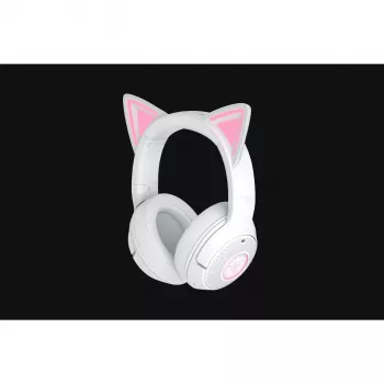 Juhtmevabad mänguripeakomplektid Razer Kraken Kitty V2 BT Valge Bluetoothi, THX Spatial Audio, RGB-valgustusega