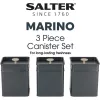 Plastist õhukindel kanistrikomplekt Salter BW124591EU7, 3-osaline, toiduhoidikud