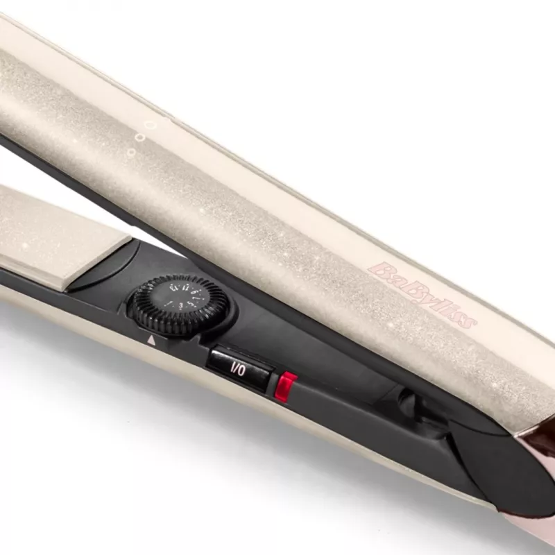 Sirgendusraud BABYLISS ST914PE — keraamilised/titaanplaadid, 13 kuumutustaset, 100–240 V, beež/vask