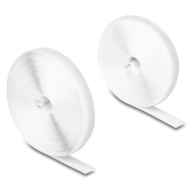 DeLOCK tugev haak- ja aasateip 10 m x 20 mm valge