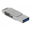 USB-mälupulk DeLOCK 64 GB USB-C Type-A pöördmetallkorpuses