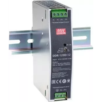 MEAN WELL DDR-120A-12 toiteadapter 120 W 12 V RoHS