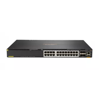 Hewlett Packard Enterprise HPE Aruba 6300M - Switch - L3 - hallatav - 24 x 1/2,5/5/10GBase-T + 4 x 1 Gigabit / 10 Gigabit / 25 Gigabit / 50 Gigabit SFP56 (ühendus / virnastamine) - esikülg