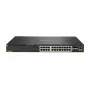 Hewlett Packard Enterprise HPE Aruba 6300M - Switch - L3 - hallatav - 24 x 1/2,5/5/10GBase-T + 4 x 1 Gigabit / 10 Gigabit / 25 Gigabit / 50 Gigabit SFP56 (ühendus / virnastamine) - esikülg
