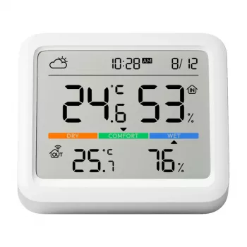 SwitchBot Meter Pro valge LCD-ekraaniga patareitoitega temperatuuri ja niiskusandur 0