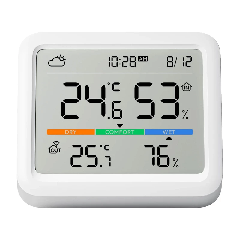 SwitchBot Meter Pro valge LCD-ekraaniga patareitoitega temperatuuri ja niiskusandur 0
