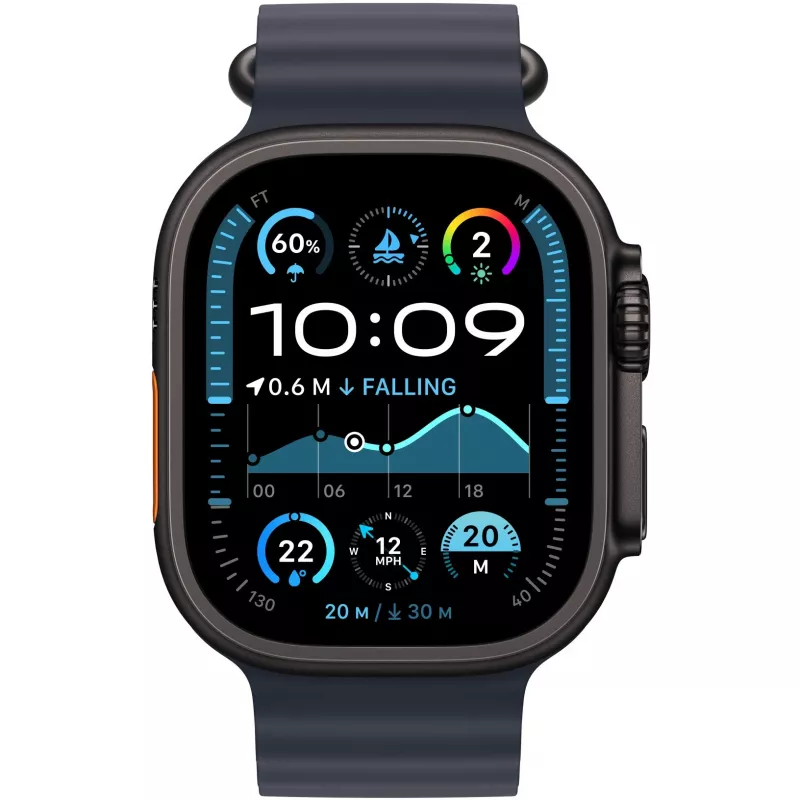 Band Apple 49mm Navy Ocean Band Extension Must Titanium Finish