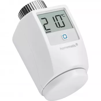eQ-3 AG Homematic IP HMIP-eTRV, RF, 868,3 MHz, Valge, M30 x 1.5, IP20, Digitaalne