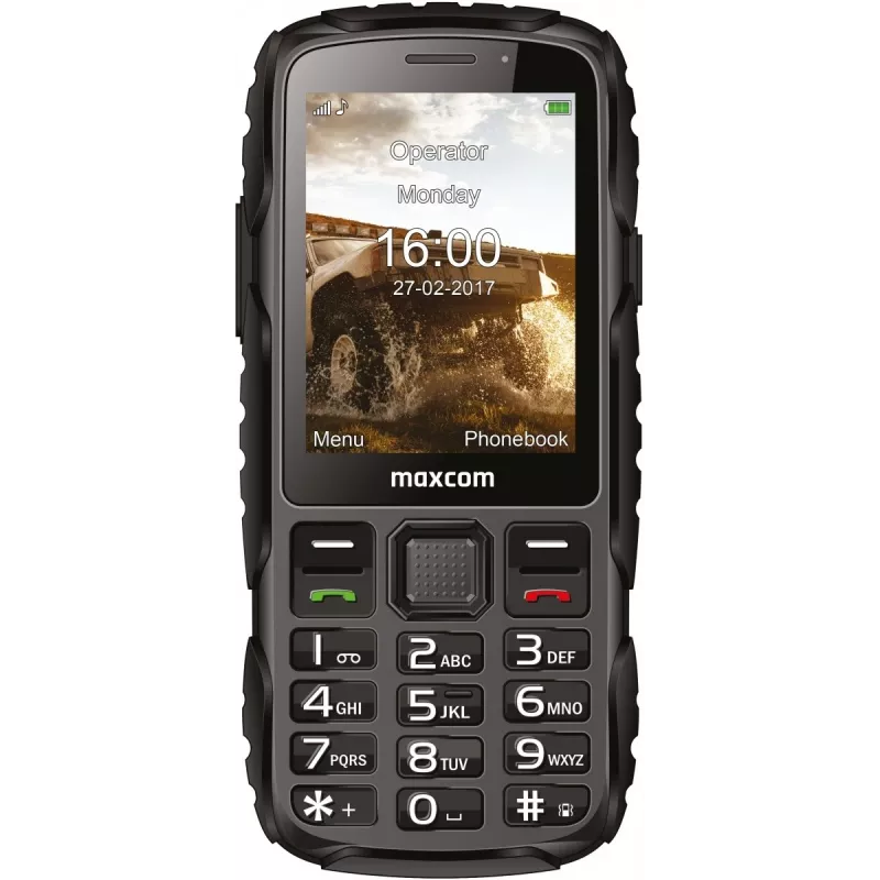 Vastupidav telefon MM920 L Strong, must