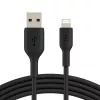 BELKIN PVC USB KAABEL USB-A - LIGHTNING, 1M, MUST