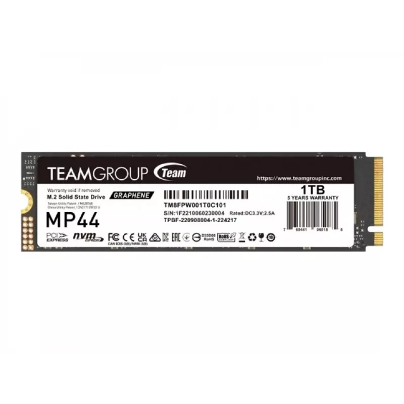 Team Group MP44 - SSD - 1 TB - sisemine - M.2 2280 - PCIe 4.0 x4 (NVMe)