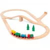 Brio World 65. aastapäeva puidust raudtee rongikomplekt